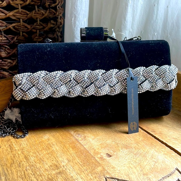 HOUSE OF HARLOW Gorgeous Evening Bag! NWT 👛 Add a touch of vintage style! - Picture 3 of 14